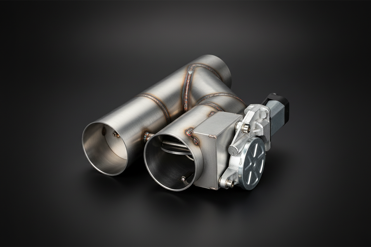 Electric Cut Out Muffler - Dark Background
